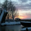 Winterabend am Hafen 1