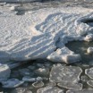 Eisschneegebilde am Usedomer Ostseestrand 1