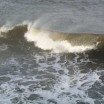 Ostseebrandungswelle nach Sturm bricht 1
