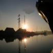 Sonnenaufgang im Wolgaster Hafen 1