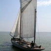 Altes Zeesboot im Bodden 1